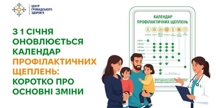 Кращий захист дітям, зручніше батькам: як змінився Календар профілактичних щеплень з 2026 року
